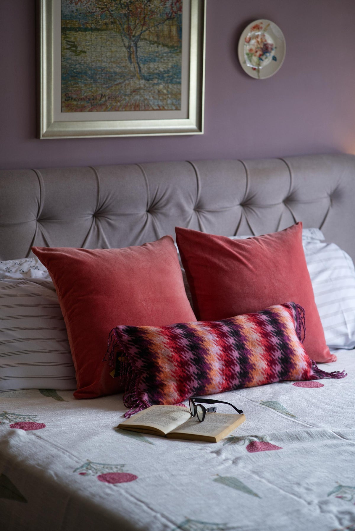 The Peony and Peach Cushion set