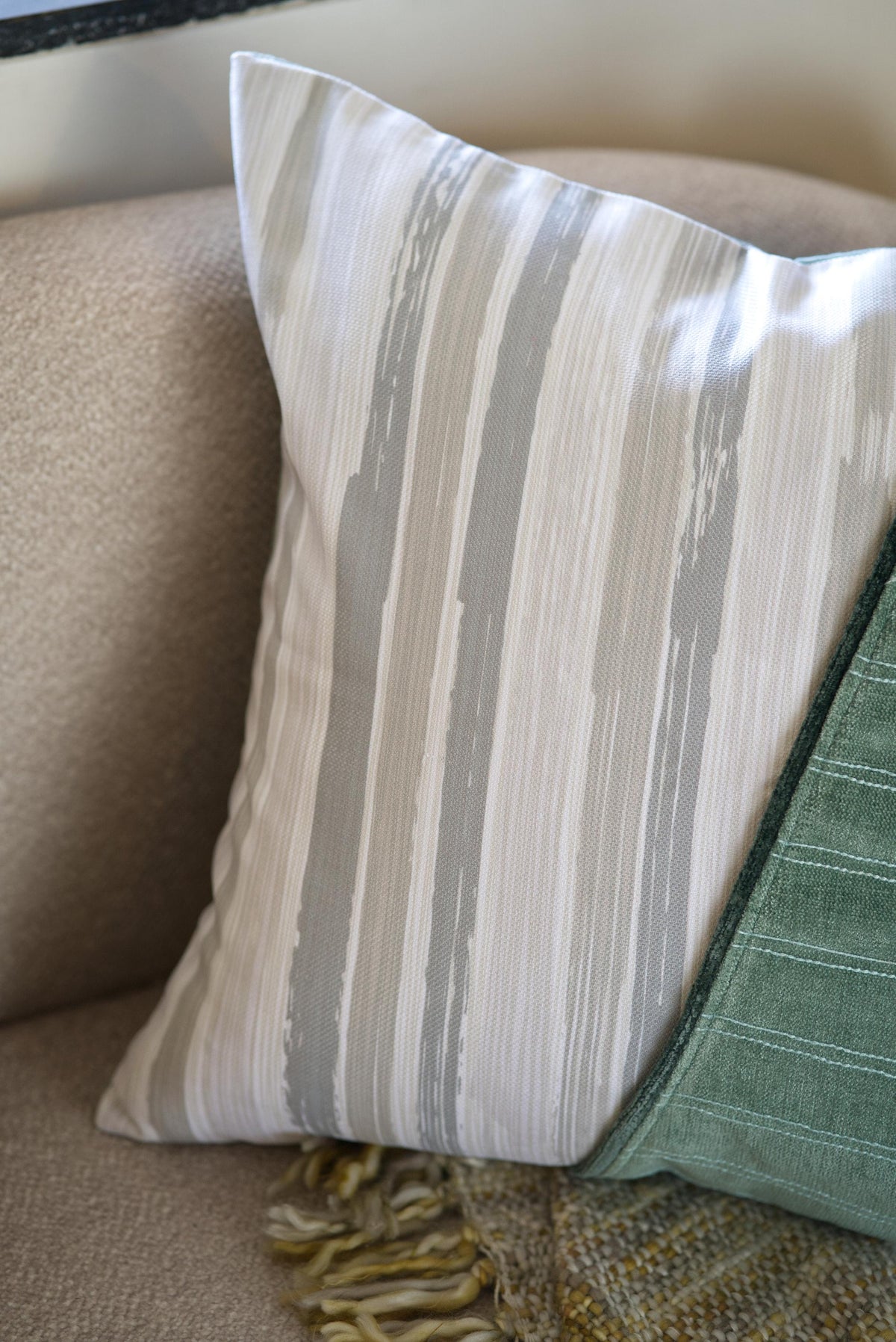 The Sage Teal cushion cover set