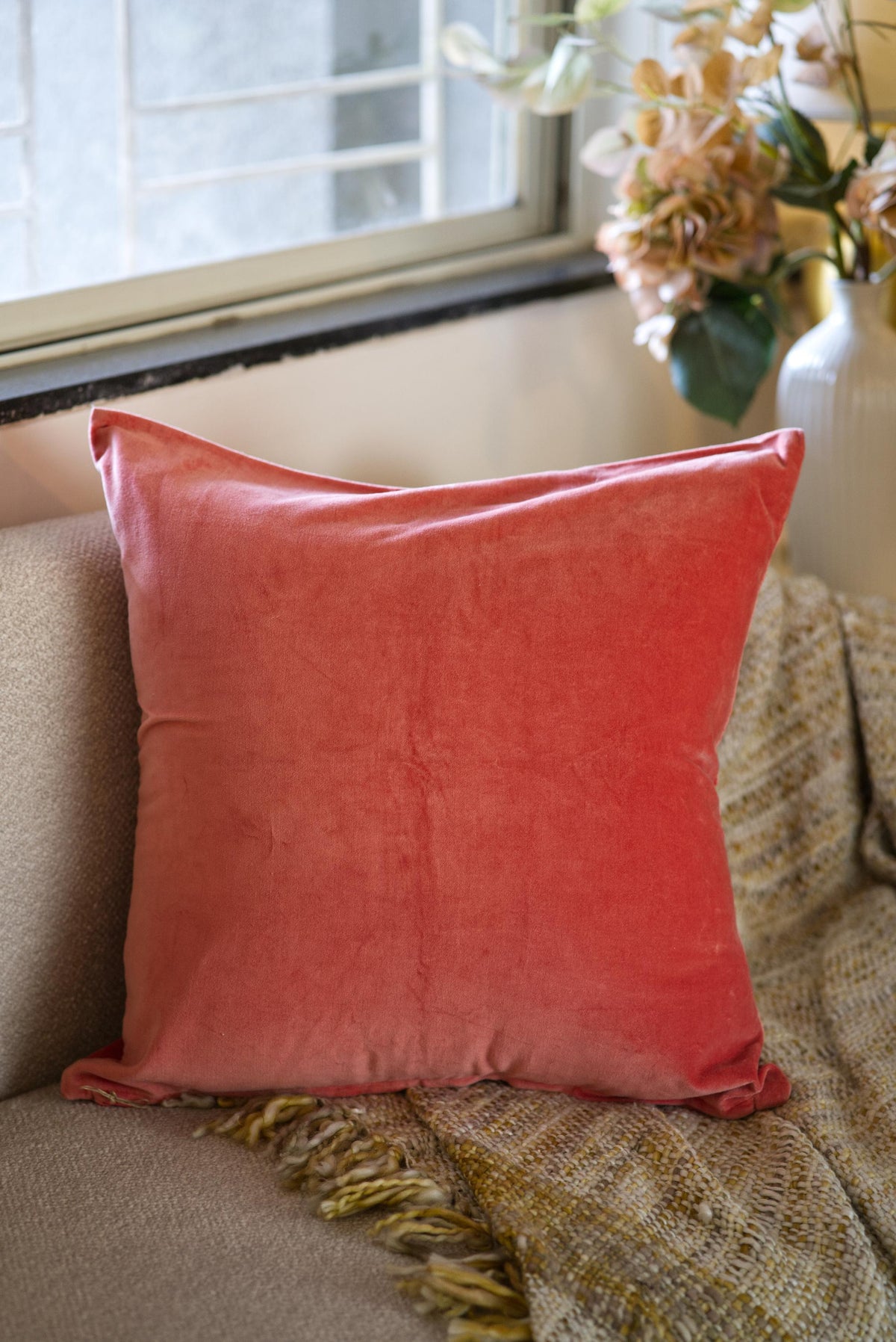 The Peony and Peach Cushion set