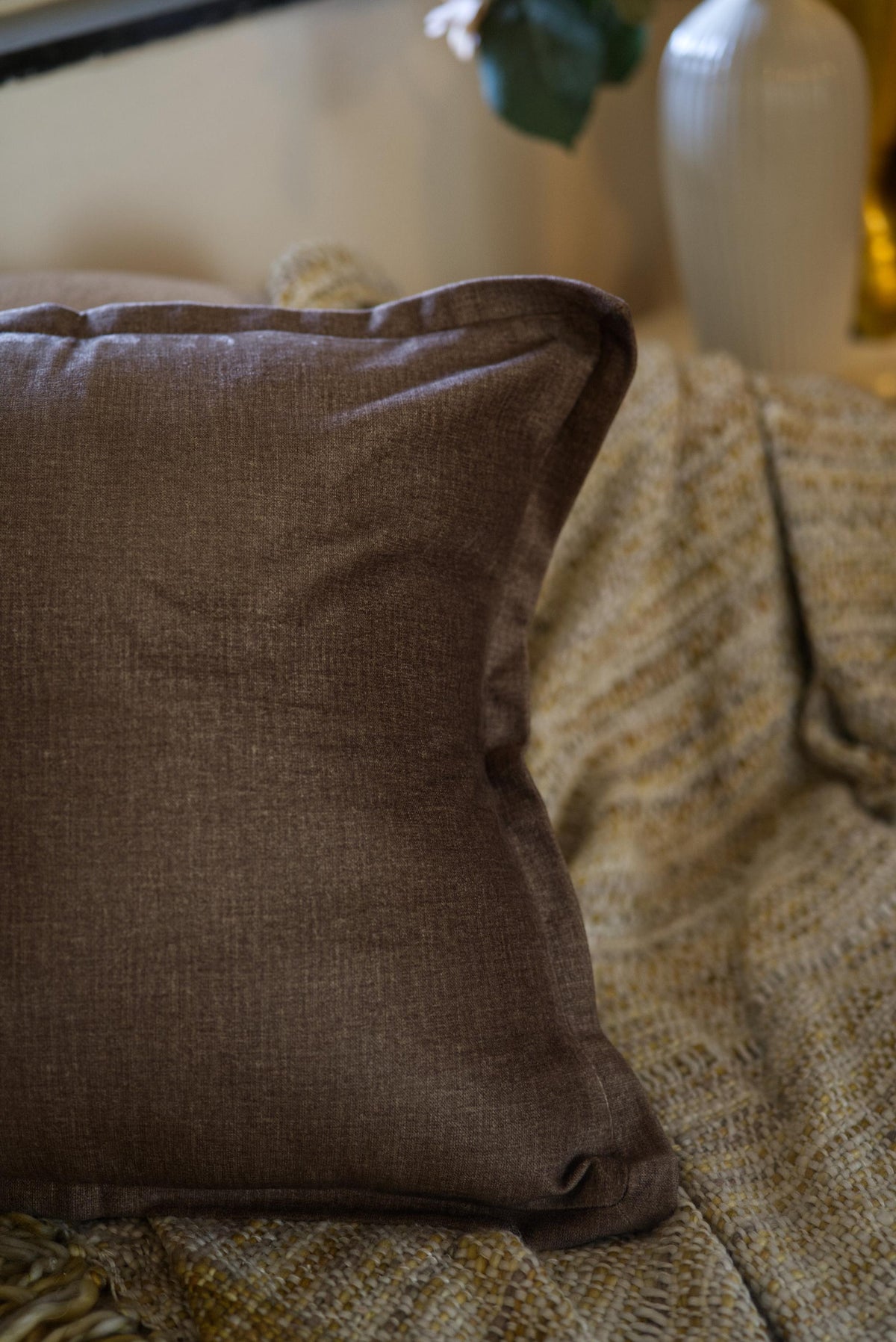 The Cocoa and cream Cushion set