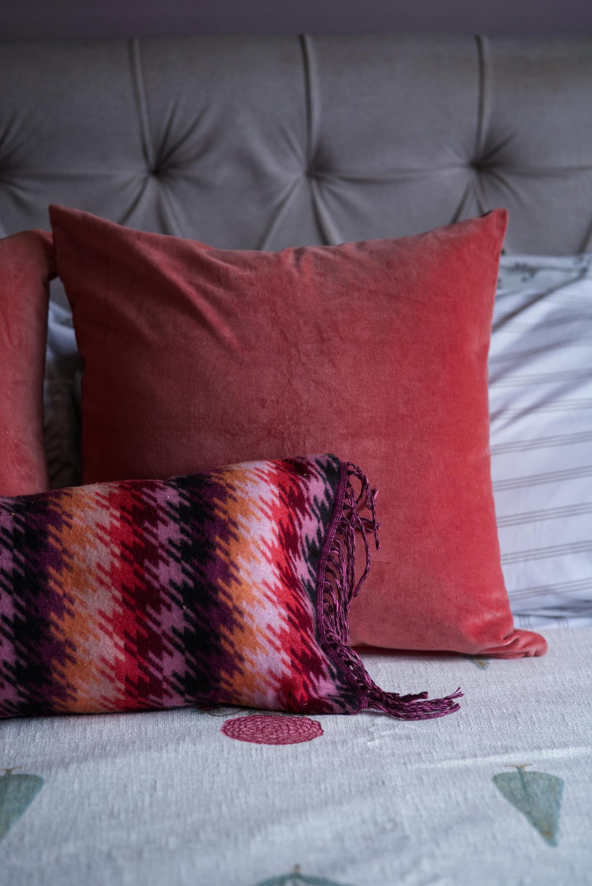 The Peony and Peach Cushion set