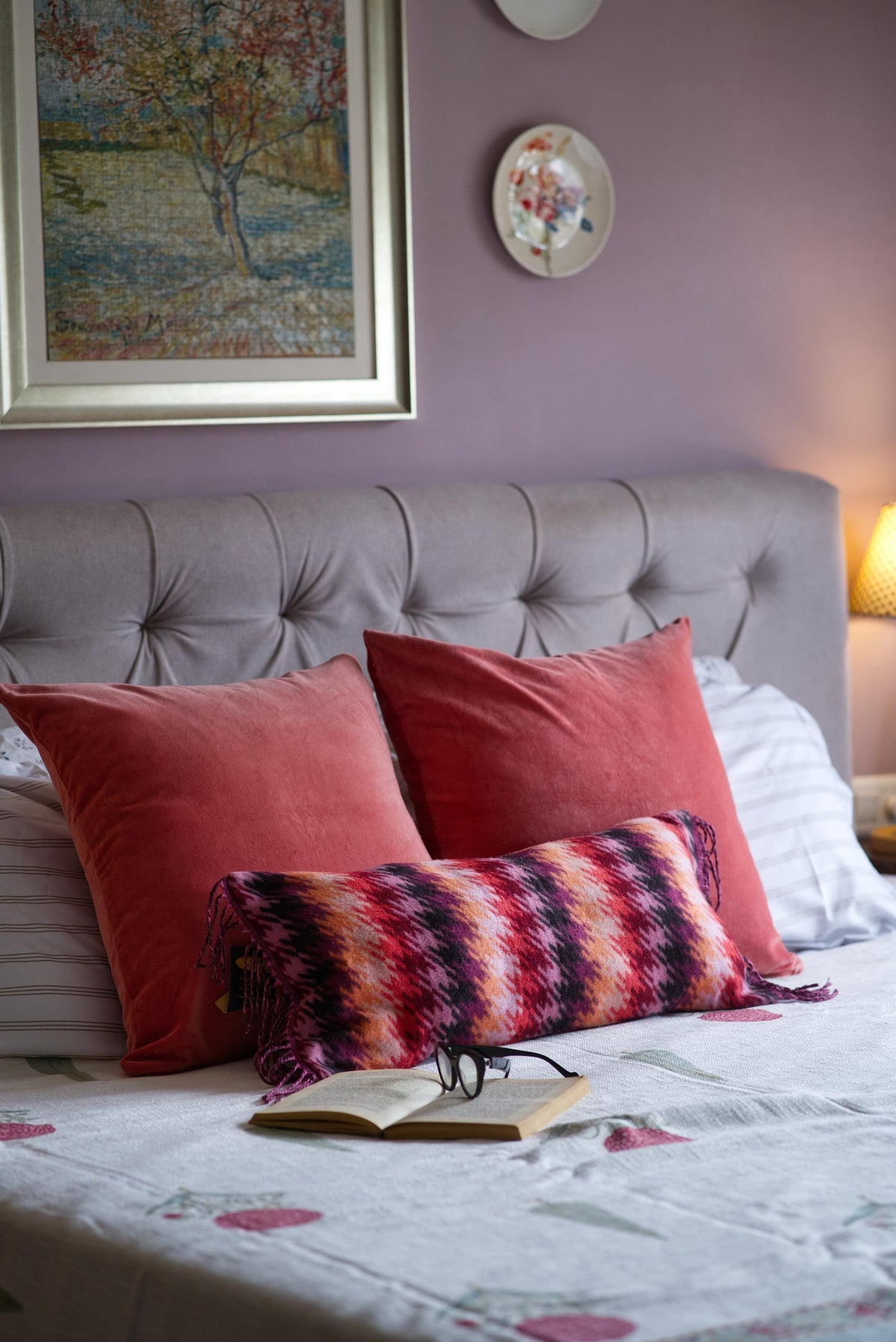 The Peony and Peach Cushion set